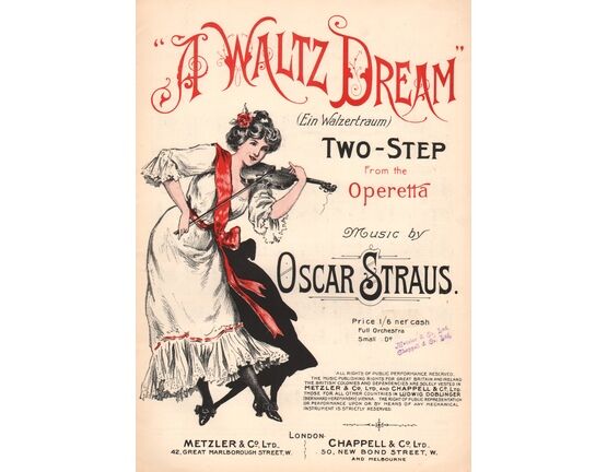 4714 | A Waltz Dream - Two-Step from the Operetta - Piano Solo