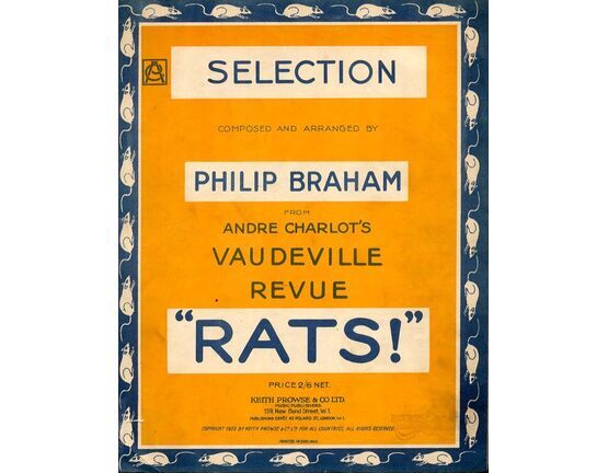 4725 | Rats! - Piano Selection - From Andre Charlot's "Vaudeville Revue"