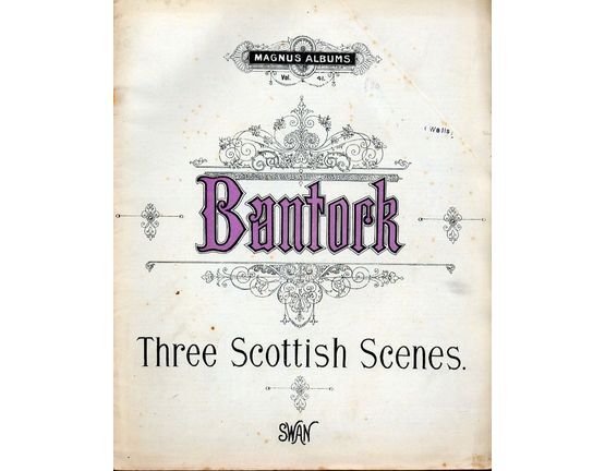 4771 | Three Scottish Scenes - For Pianoforte -  Magnus Albums Series Vol. 41