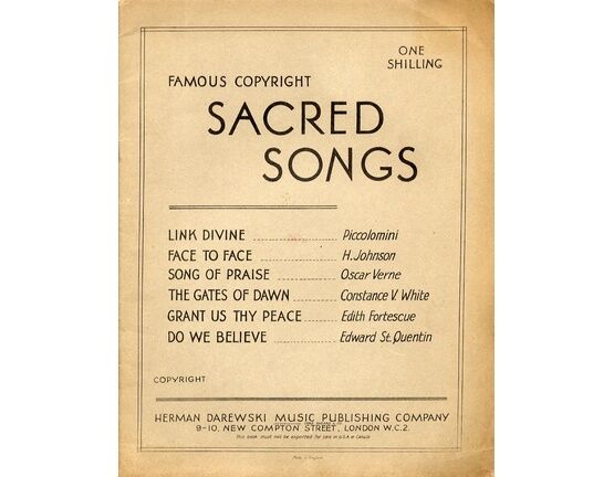 4835 | Famous Sacred Songs