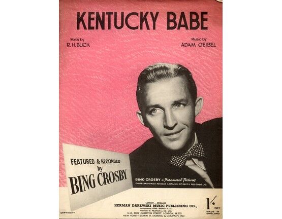 4835 | Kentucky Babe, recorded by Bing Crosby