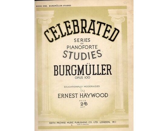4843 | Celebrated Series of pianoforte studies - Book 1 Burgmuller Studies - Op. 100