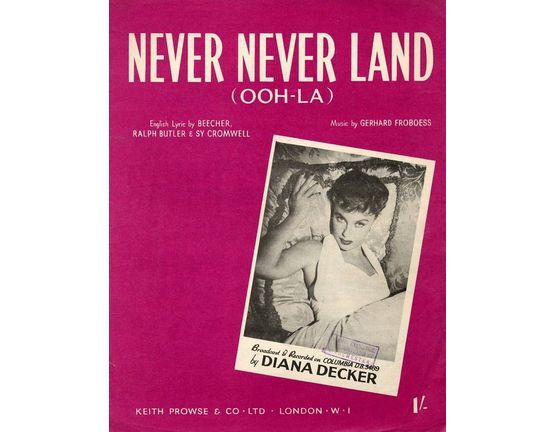4843 | Never Never Land (Ooh la) - As performed by Diana Decker, Ruby Murray, Joe Loss, Cyril Stapleton