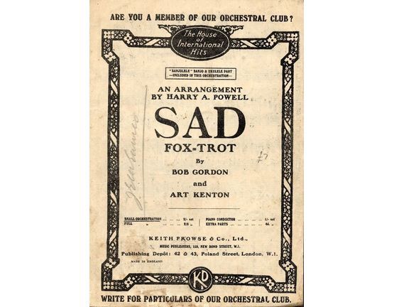 4843 | Sad - Fox-Trot