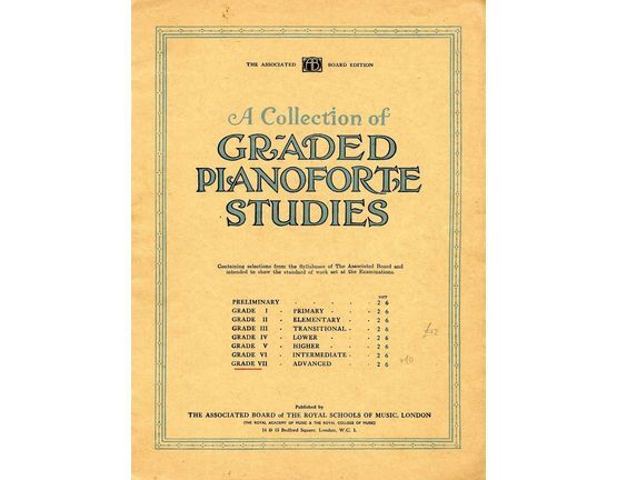 4846 | A Collection of Graded Pianoforte Studies - Grave VII - Advanced