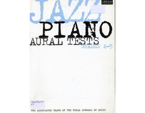 4846 | Jazz Piano Aural Tests - ABRSM Grades 4-5