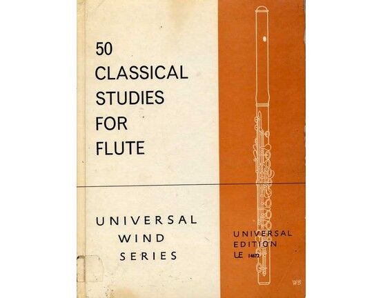 4848 | 50 Classical Studies for Flute - Universal Wind Series - Volume 2 - Edition 14672