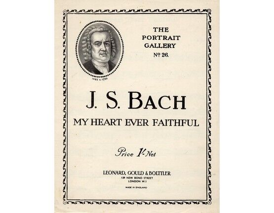 4850 | My Heart Ever Faithful - For Piano Solo - The Portrait Gallery No. 26