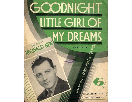 4856 | Goodnight Little Girl of my Dreams - Vocal Waltz - As performed by Billy Merrin and Reginald New