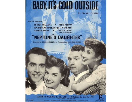 4867 | Baby It's Cold Outside -  from "Neptune's Daughter" - Esther Williams, Red Skelton, Ricardo Montalban, Keenan Wynn, Betty Garrett, Xavier Cugat