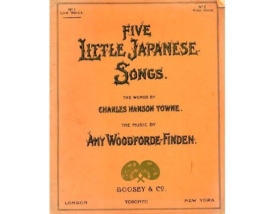 4921 | Five Little Japanese Songs - For Low Voice