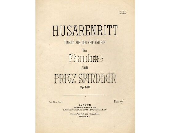 4970 | Husarenritt - For Piano - Op. 140