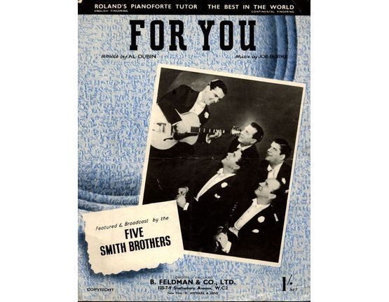 5047 | For You - As performed by The Five Smith Brothers