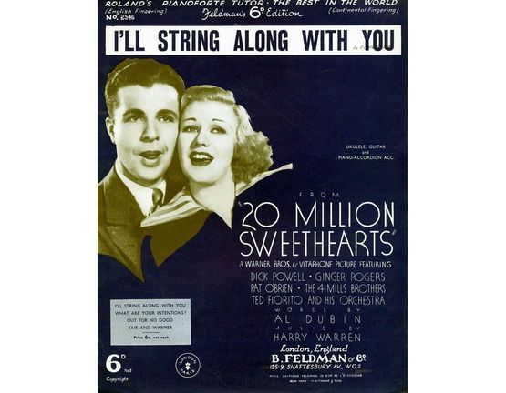 5047 | I'll String Along With You - From "20 Million Sweethearts"