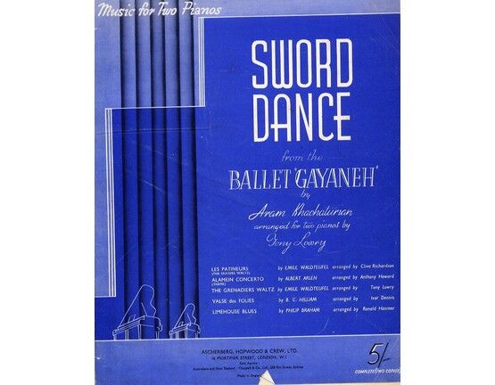 5152 | Sword dance from the ballet Gayaneh. Piano Duet