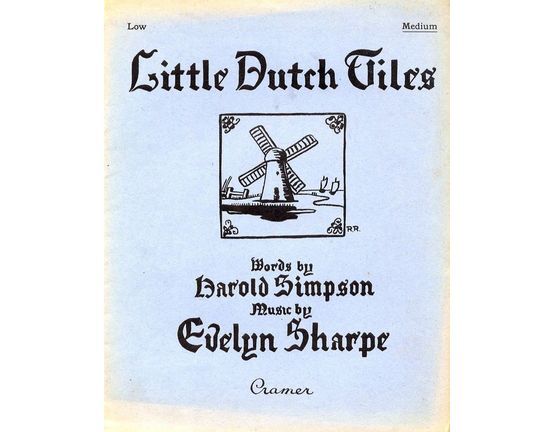 5183 | Little Dutch Tiles - Songs of Holland - For Medium voice