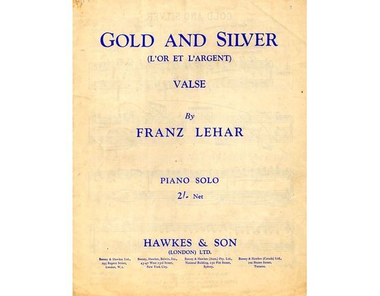 5197 | Gold and Silver (L'or et L'Argent) - Waltz
