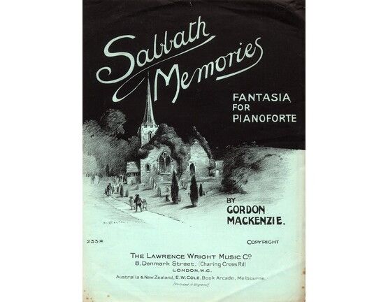 5262 | Sabbath Memories - Fantasia for Pianoforte