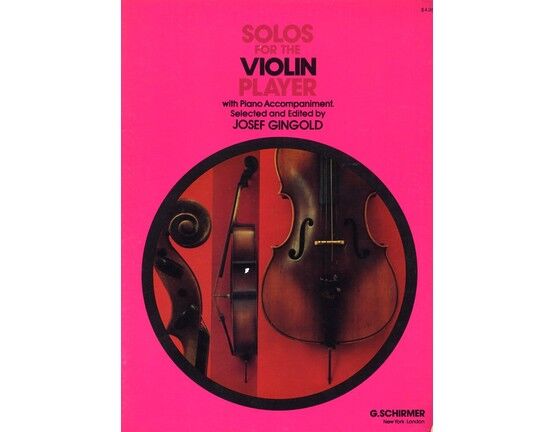 5273 | Solos for the Violin Player - For violin and piano without seperate violin part