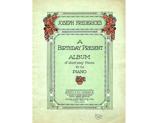 5278 | A Birthday Present Album of short easy pieces for the Piano - Book 2