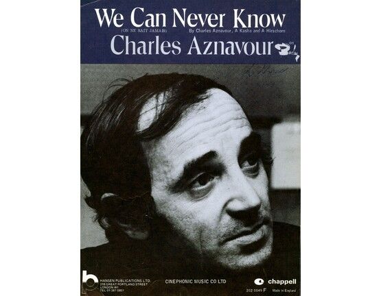 5280 | We Can Never Know (On ne Sait Jamais) - Song - Featuring Charles Aznavour
