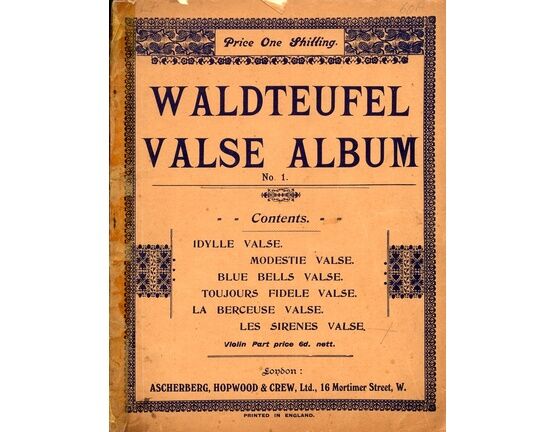 5291 | Waldteufel Valse Album - No.1