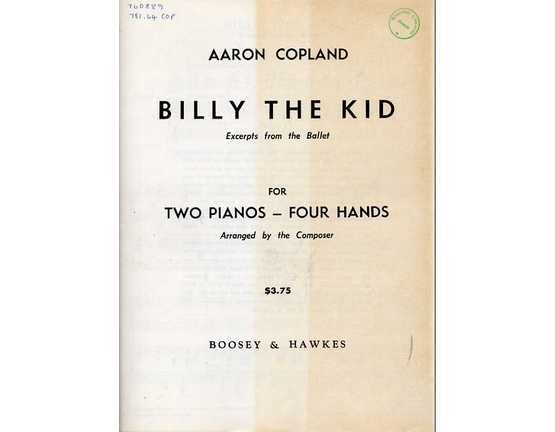 5329 | Aaron Copland - Billy the Kid - Excerpts from the Ballet for Two Pianos