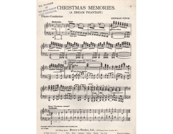 5329 | CHRISTMAS MEMORIES. - (A Dream Phantasy)