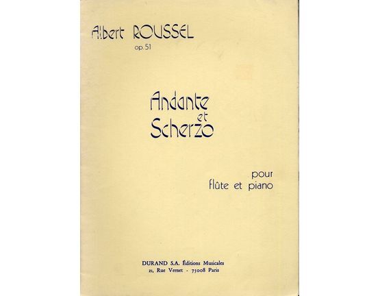 5415 | Andante et Scherzo - Pour flute et piano - Op. 51 - Piano and Flute