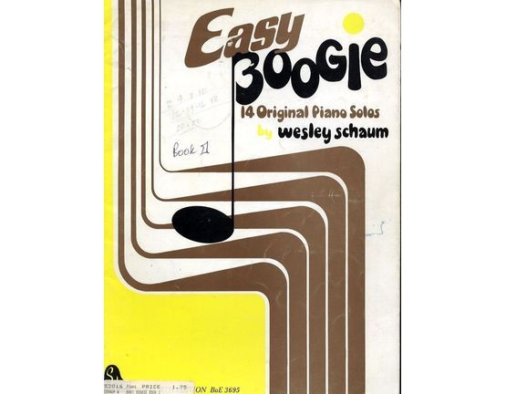 5481 | Easy Boogie - 14 Original Piano Solos - Book 1 - Bosworth Edition No. Boe. 3695