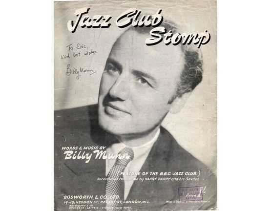 5481 | Jazz Club Stomp - Feature of the B.B.C. Jazz Club and Recorded on Parlophone by Harry Parry and his Sextet