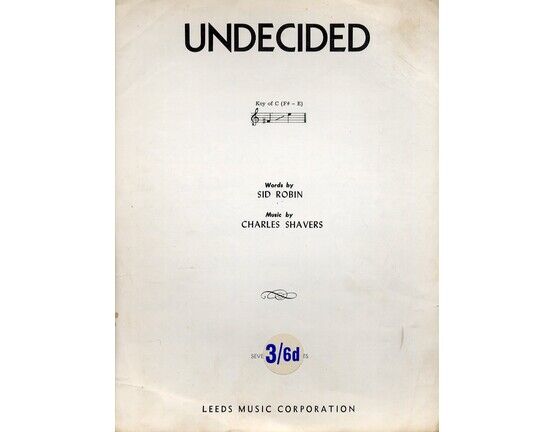 5532 | Undecided - Song - In the Key of C Major
