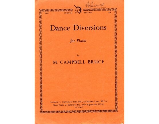 5646 | Dance Diversion - Piano Solo - Curwen Edition 5151