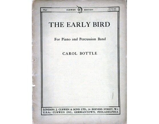 575 | The Early Bird - Nine Proverbs arranged for Piano and Percussion Band