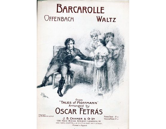 5782 | Barcarolle, on motives from Offenbach's opera "Tales of Hoddman"