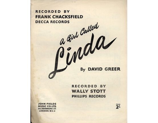 5913 | A Girl Called Linda - As Recorded by Frank Chacksfield and Wally Stott