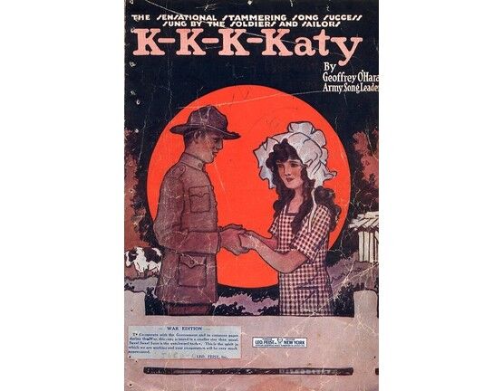 5932 | K-K-K- Katy - War Edition - The Sensational Stammering Song Success Sung by the Soldiers and Sailors