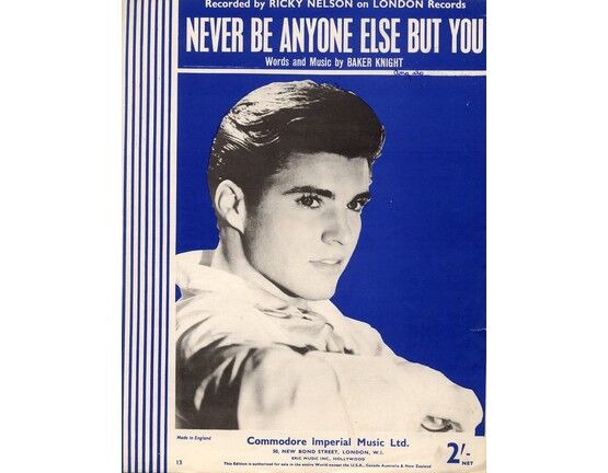 6059 | Never Be Anyone Else But You - Ricky Nelson