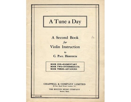 6071 | A Tune a Day, A Second Book for Violin Instruction