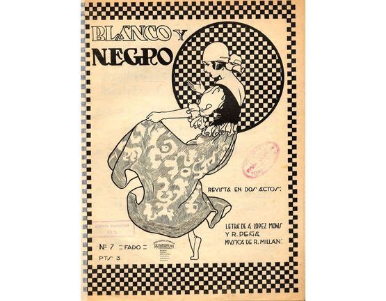 6113 | Blanco y Negro - Revista en dos actos - No. 7 Fado - For Piano and Voice