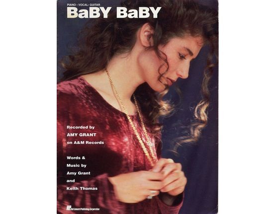 6145 | Baby Baby - Recorded by Amy Grant on A and M Records - For Piano and Vocal with Guitar chord symbols
