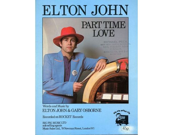6160 | Part Time Love -  Elton John