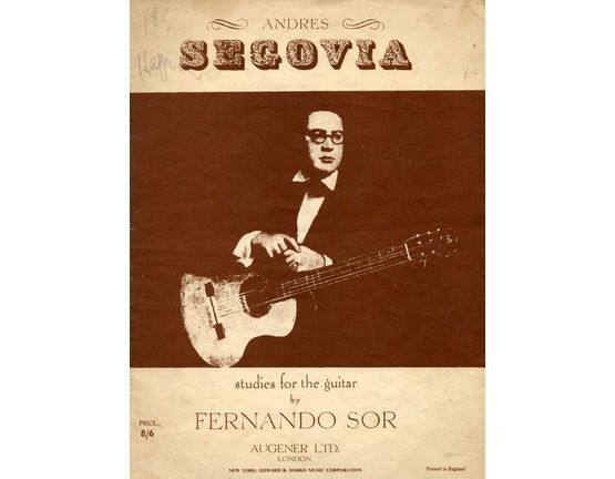 6183 | Andres Segovia - Twenty studies for the guitar
