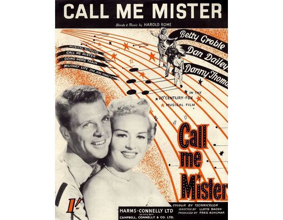 6355 | Call Me Mister - From the 20th Century Fox Musical Film ''Call me Mister''