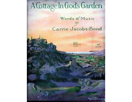 6376 | A Cottage in Gods Garden - Song - For High Range Voice