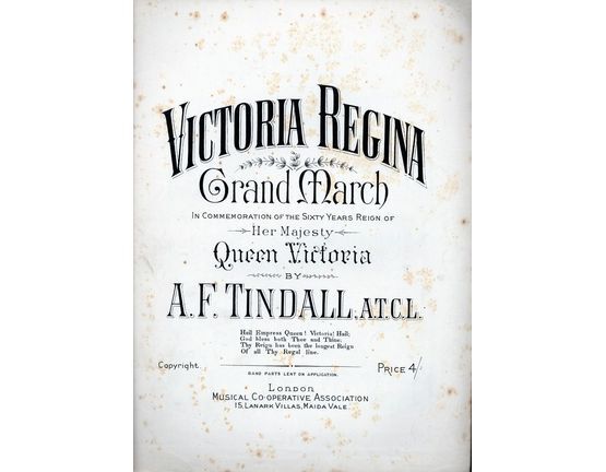 6468 | Victoria Regina, grand march in commemoration of her sixty year reign