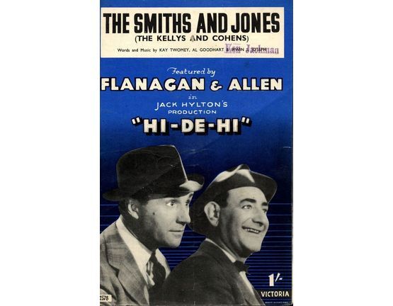 6496 | The Smiths and Jones (The Kellys and Cohens) - Flanagan and Allen, "Hi-De-Hi" - Song