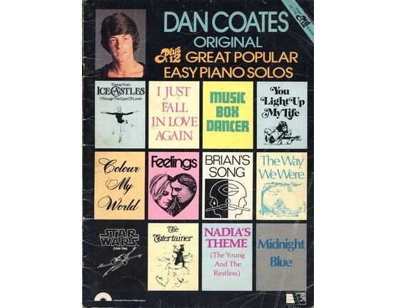 6530 | Dan Coates Original, Plus 12 Great Popular Easy Piano Solos - For Piano and Voice with Chords - Featuring Dan Coates