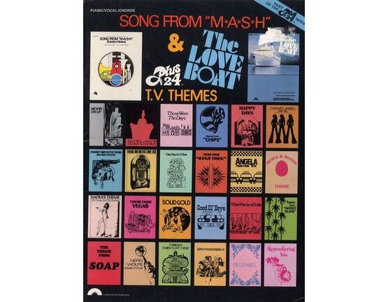 6530 | Songs from MASH and The Love Boat plus 24 T.V. themes - For Piano and Voice with Guitar chord symbols - Part of the Plus 24 Series
