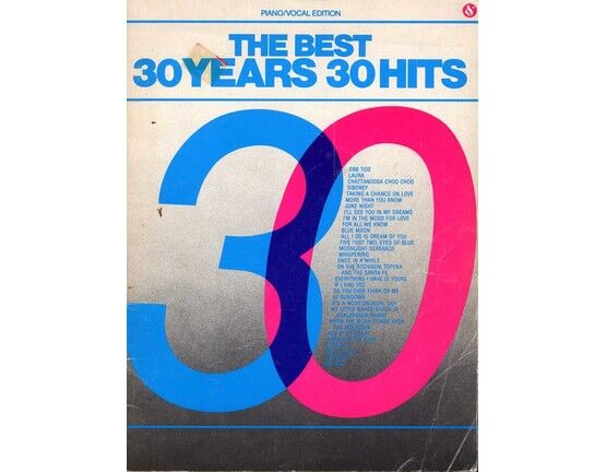 6530 | The Best 30 Years - 30 Hits for Piano and Voice